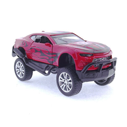Eğitici Oyuncak Die Cast Çek Bırak Kırmızı Arazi Aracı Kız Erkek Çocuk Eğiticila