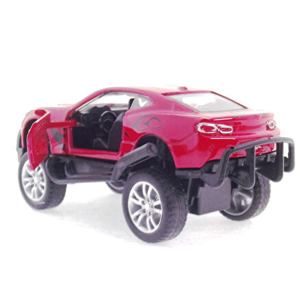 Eğitici Oyuncak Die Cast Çek Bırak Kırmızı Arazi Aracı Kız Erkek Çocuk Eğiticila