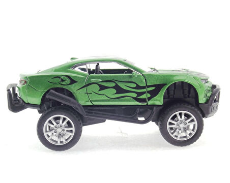 Eğlenceli Oyuncak Die Cast Çek Bırak Yeşil Arazi Aracı Kız Erkek Çocuk Eğitici