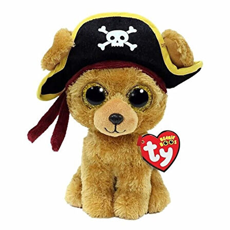 Kız Erkek Çocuk Oyuncak Ty Beanie Boos Peluş Korsan Köpek Rowan 15cm Kız Erkek Çocuk Eğitici Eğitici Oyu