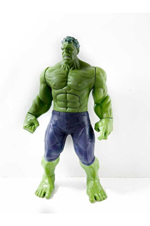 Eğitici Eğlenceli Çocuk Oyuncak Avengers Büyük Boy 30Cm Sesli Işıklı Marvel Titan Hero Hulk Figür