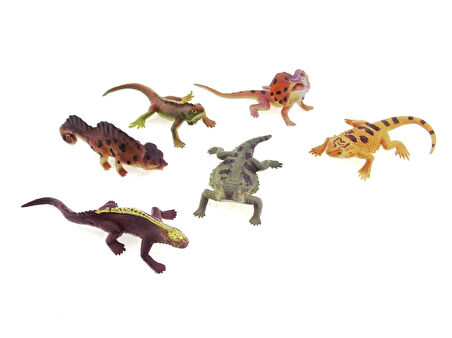 Eğitici Oyuncak Model Sürüngen Hayvanlar Kız Erkek Çocuk Eğitici