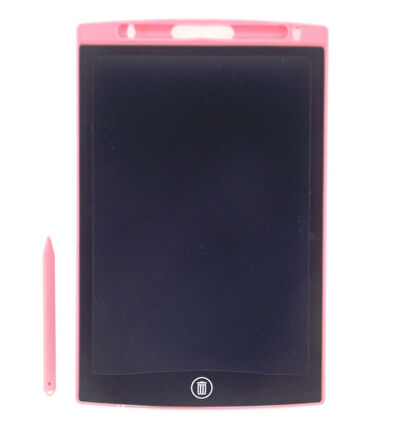 Öğretici Oyuncak 10 Inch LCD Pembe Yazı Tahtası Kız Erkek Çocuk Eğitici