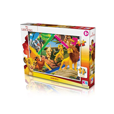 Eğlenceli Oyuncak LK 113 Aslan Kral Puzzle 200 Parça - Ks Puzzle Kız Erkek Çocuk Eğitici Eğitici O