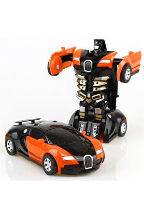 Eğitici Öğretici Çocuk Oyuncaklar Robota Dönüşen Spor Araba Lamborghini Oyuncak Transformer Robot Ar