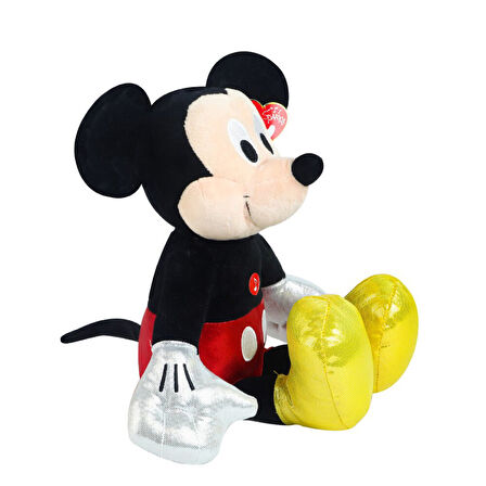 Eğlenceli Oyuncak TY Sparkle Sesli Peluş Mickey Mouse 36cm Kız Erkek Çocuk Eğitici