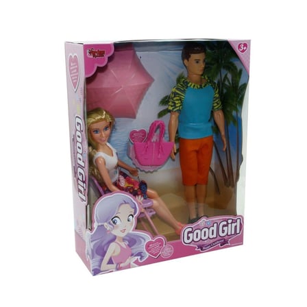 Eğitici Oyuncak WG-115149 Kutulu 29cm Tatil Yapan Kız ve Arkadaşı - Vardem Oyuncak Kız Erkek Çocuk Eğitici Öğretici