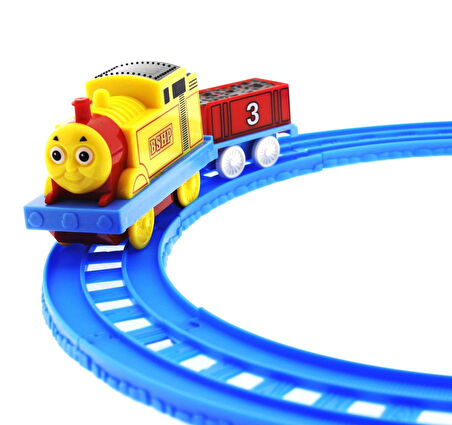 Eğitici Oyuncak Pilli Mini Tren Seti Kız Erkek Çocuk Eğitici