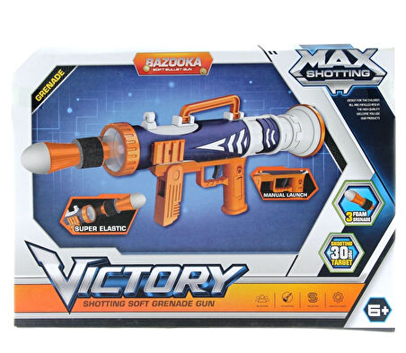 Öğretici Oyuncak Bazuka Dart Tabancası Kız Erkek Çocuk Eğitici