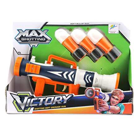 Öğretici Oyuncak Bazuka Dart Tabancası Kız Erkek Çocuk Eğitici