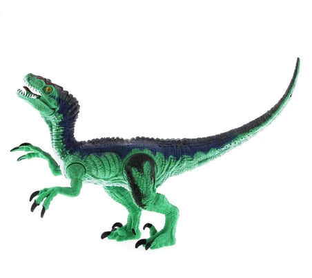 Kız Erkek Çocuk Oyuncak Sesli ve Işıklı Dinozor Raptor 30cm Kız Erkek Çocuk Eğitici