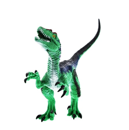 Kız Erkek Çocuk Oyuncak Sesli ve Işıklı Dinozor Raptor 30cm Kız Erkek Çocuk Eğitici