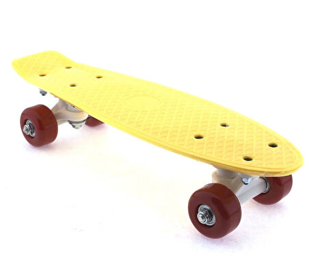 Öğretici Oyuncak Plastik Sarı Çocuk Kaykayı 41cm Kız Erkek Çocuk Eğitici