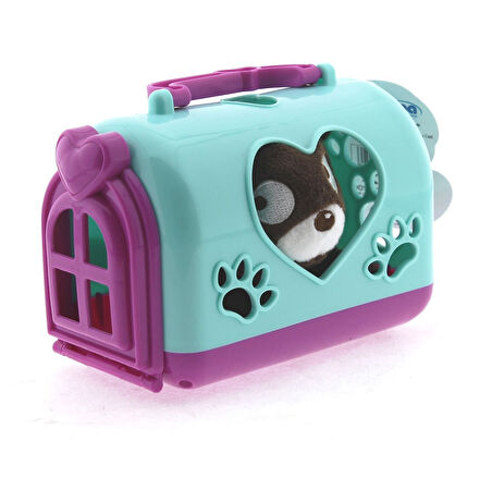 Eğitici Oyuncak Taşıma Çantalı Peluş Kahverengi Yavru Köpek Kız Erkek Çocuk Eğitici Eğitici Oyun