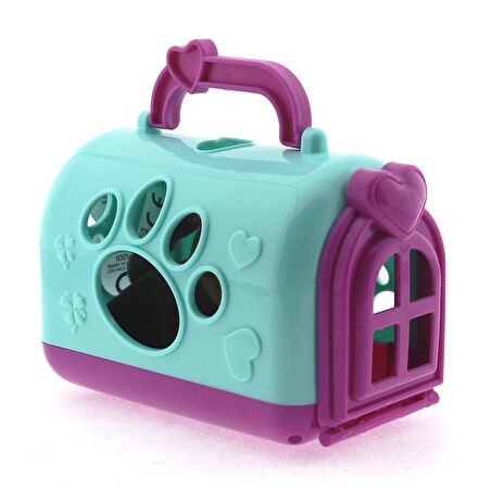 Eğitici Oyuncak Taşıma Çantalı Peluş Kahverengi Yavru Köpek Kız Erkek Çocuk Eğitici Eğitici Oyun