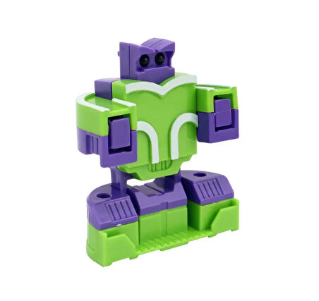 Kız Erkek Çocuk Oyuncak Robota Dönüşen Rakam- Üç Kız Erkek Çocuk Eğitici