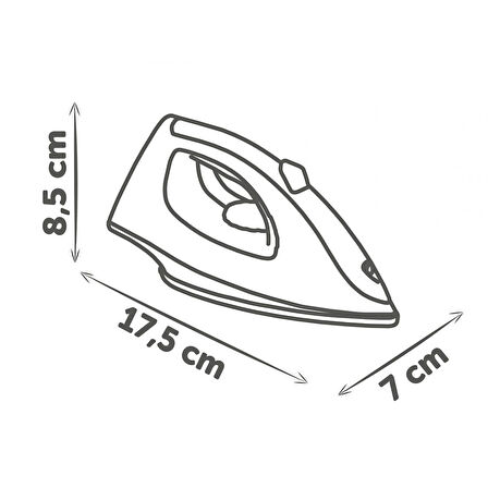 Eğlenceli Oyuncak 7600330122 Ütü **OYUNCAK**-Smoby Kız Erkek Çocuk Eğitici