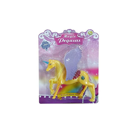 Eğitici Oyuncak Kartela Kanatlı At Kız Erkek Çocuk Eğitici