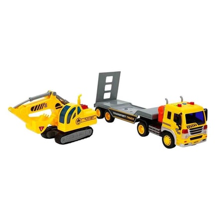 Kız Erkek Çocuk Oyuncak 1:20 Sesli ve Işıklı Transporter Taşıyıcı Tır Kız Erkek Çocuk Eğitici Eğitici Oy