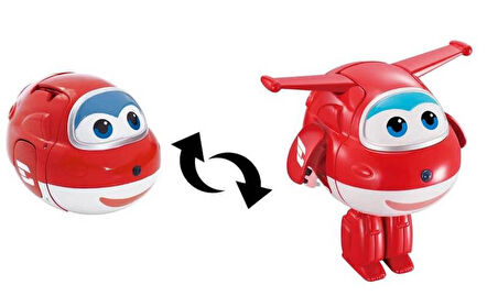 Eğlenceli Oyuncak Harika Kanatlar Dönüşen Tekli Figür YumBot Jett Kız Erkek Çocuk Eğitici Eğitici