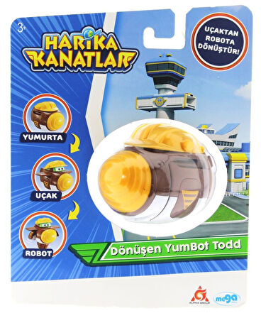 Kız Erkek Çocuk Oyuncak Harika kanatlar Dönüşen Tekli Figür YumBot Todd Kız Erkek Çocuk Eğitici Eğitici