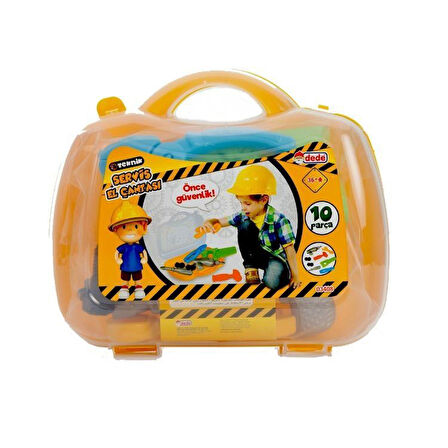 Eğlenceli Oyuncak Dede Teknik Servis El Çantası Kız Erkek Çocuk Eğitici
