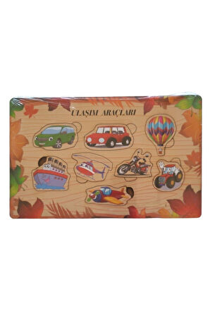 Eğitici Öğretici Çocuk Oyuncaklar Bıngo Eşleştirme Eğitici Öğretici Ahşap Ulaşım Araçları Eşleştirme