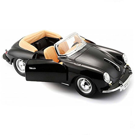 Kız Erkek Çocuk Oyuncak Bburago 1:24 Porsche 356B Cabriolet 1961 Model Araba Kız Erkek Çocuk Eğitici Eği