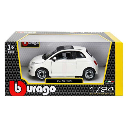 Kız Erkek Çocuk Oyuncak Bburago 1:24 Fiat 500 2007 Model Araba Kız Erkek Çocuk Eğiticila