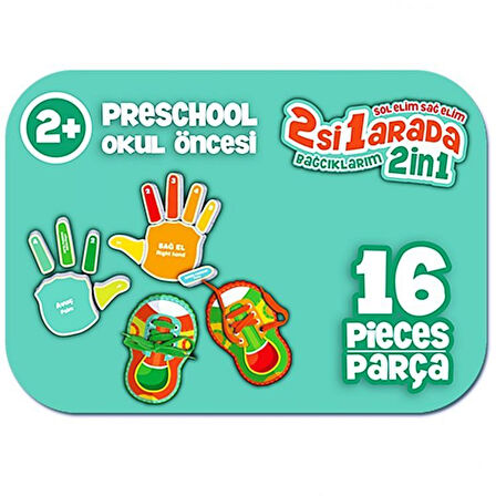 Öğretici Oyuncak Sağ Elim Sol Elim Bağcıklarım Kız Erkek Çocuk Eğitici