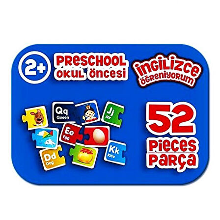 Öğretici Oyuncak İngilizce Öğreniyorum Kız Erkek Çocuk Eğitici