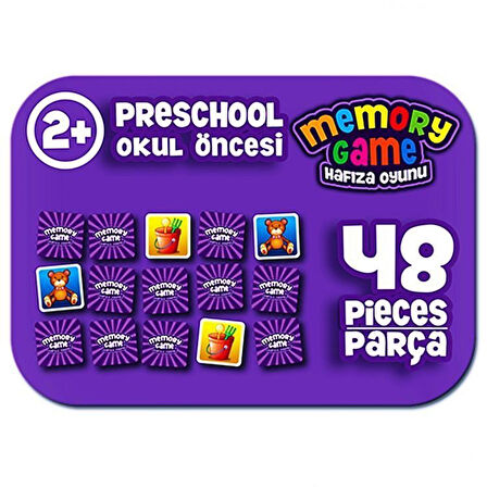 Öğretici Oyuncak Memory Game Hafıza Oyunu Kız Erkek Çocuk Eğitici