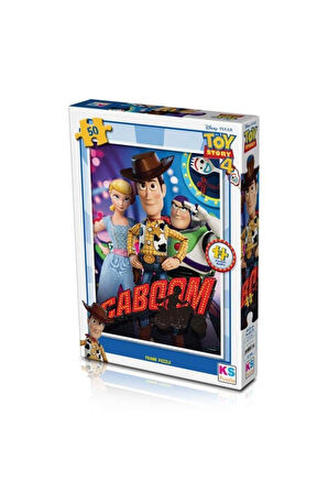 Kız Çocuk Oyuncak Erkek Çocuk Oyuncak 50 Parça Toy Story 4 Puzzle Eğitici Oyuncaklar