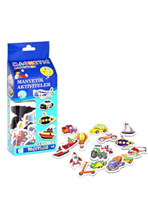 Kız Çocuk Oyuncak Erkek Çocuk Oyuncak 30 Parça Manyetik Taşıtlar Eğitici Oyuncaklar