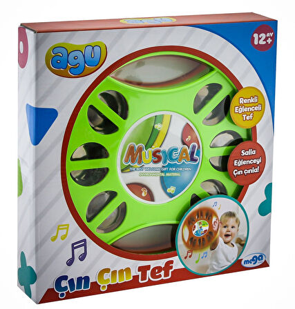 Eğlenceli Oyuncak Çın Çın Tef Kız Erkek Çocuk Eğitici