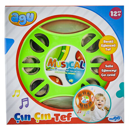 Eğlenceli Oyuncak Çın Çın Tef Kız Erkek Çocuk Eğitici