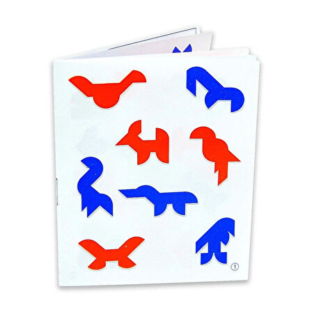 Öğretici Oyuncak Kalp Tangram Kız Erkek Çocuk Eğitici