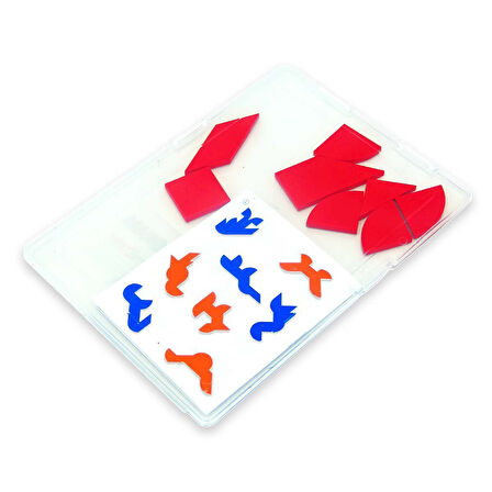 Öğretici Oyuncak Kalp Tangram Kız Erkek Çocuk Eğitici
