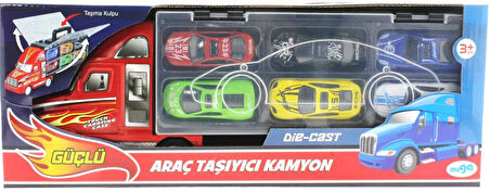 Eğitici Oyuncak Taşınabilir Die Cast Metal Araçlı Kamyon Kız Erkek Çocuk Eğitici