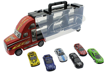 Eğitici Oyuncak Taşınabilir Die Cast Metal Araçlı Kamyon Kız Erkek Çocuk Eğitici