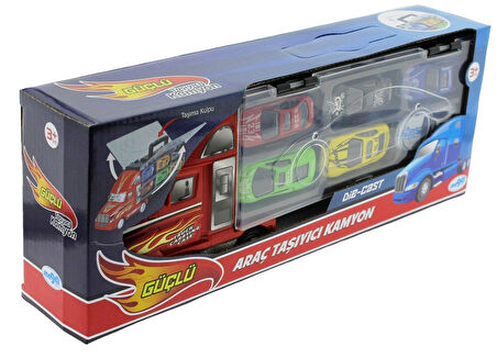 Eğitici Oyuncak Taşınabilir Die Cast Metal Araçlı Kamyon Kız Erkek Çocuk Eğitici