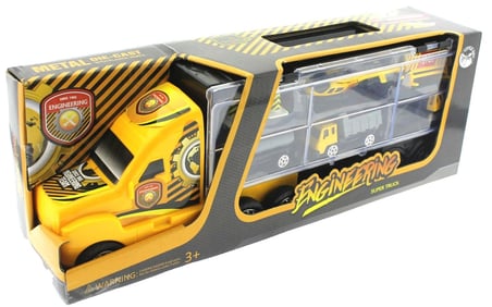 Eğlenceli Oyuncak Taşınabilir Die Cast Metal Araçlı İnşaat Kamyonu Kız Erkek Çocuk Eğitici Eğitici