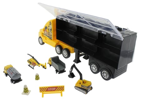 Eğlenceli Oyuncak Taşınabilir Die Cast Metal Araçlı İnşaat Kamyonu Kız Erkek Çocuk Eğitici Eğitici