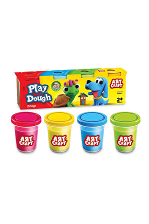 Kız Çocuk Oyuncak Erkek Çocuk Oyuncak Dede Art Craft 4'lü Oyun Hamuru 224 gr Eğitici Oyuncaklar