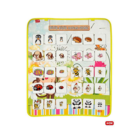 Eğlenceli Oyuncak Büyük Küçük Hayvan Oyunu Kız Erkek Çocuk Eğitici