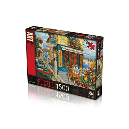 Öğretici Oyuncak KS Ristorante Vecchia Urbino 1500 Parça Puzzle Kız Erkek Çocuk Eğitici Eğitici O
