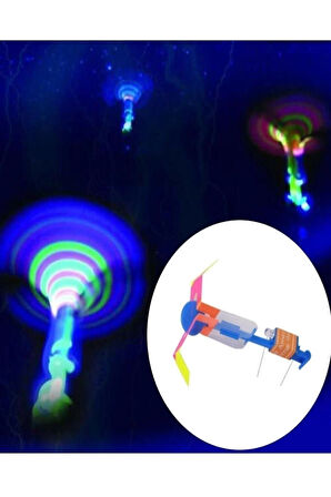 Eğitici Öğretici Çocuk Oyuncaklar Led Işıklı Eğlenceli Lastikli Sapan 10Adet