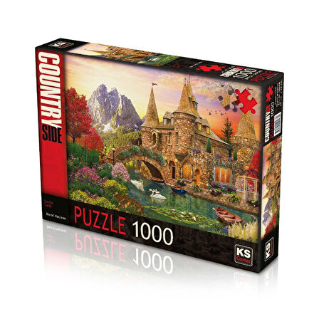 Eğitici Oyuncak KS Castle Land 1000 Parça Puzzle Kız Erkek Çocuk Eğitici