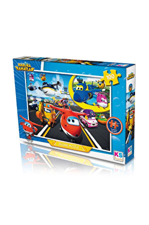 Kız Çocuk Oyuncak Erkek Çocuk Oyuncak KS Harika Kanatlar 100 Parça Puzzle Eğitici Oyuncaklar