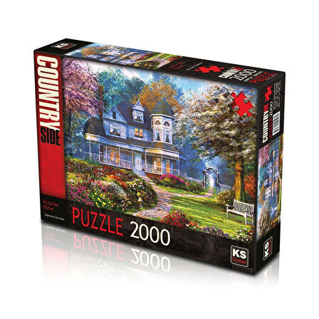 Öğretici Oyuncak KS Victorian Home 2000 Parça Puzzle Kız Erkek Çocuk Eğitici